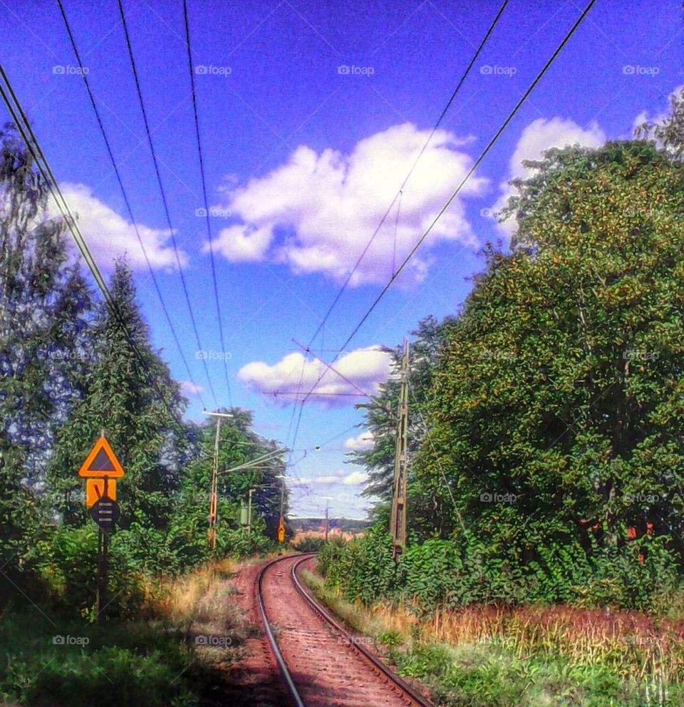 outdoors järnväg