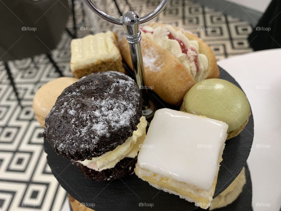 Cake selection bites. 