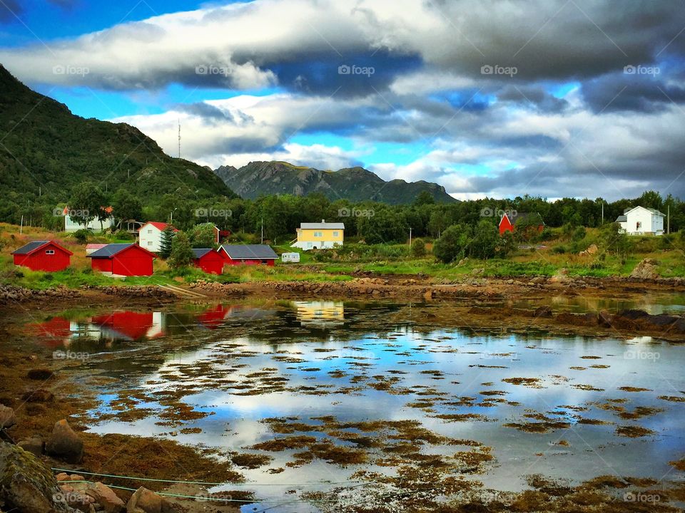 Guvåg village, Lofoten Islands