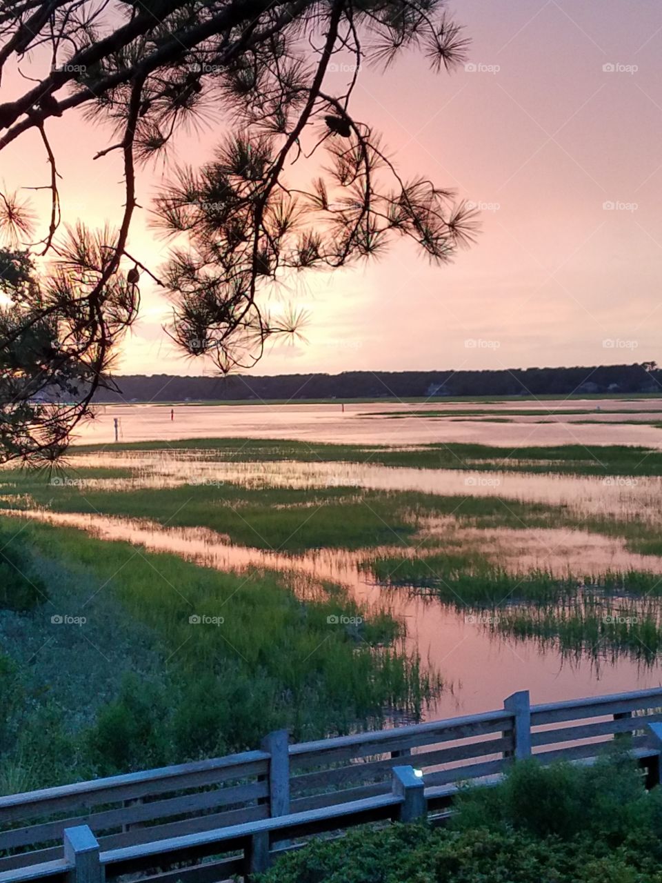 Broad Creek sunset