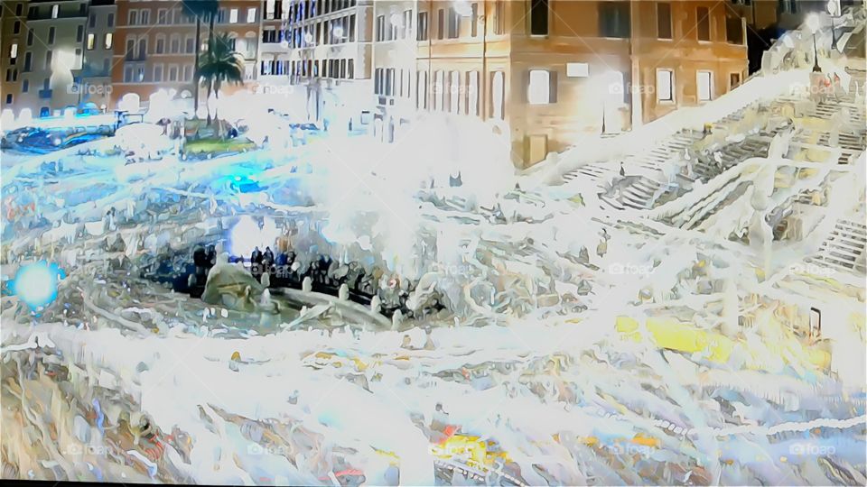 Flood of Humans (The Spanish Steps, Rome)