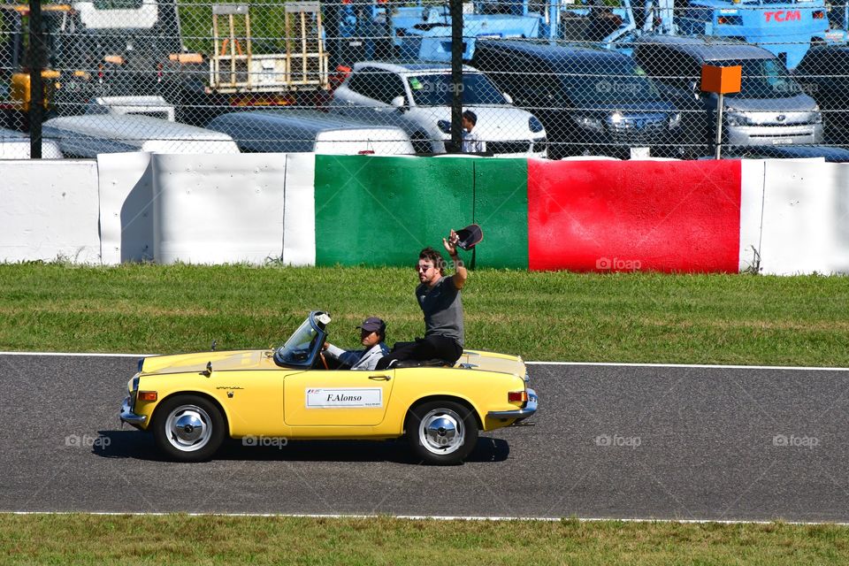 Fernando Alonso drivers parade