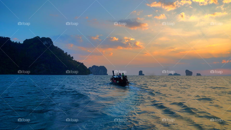 Water, Sunset, Travel, Beach, Sea