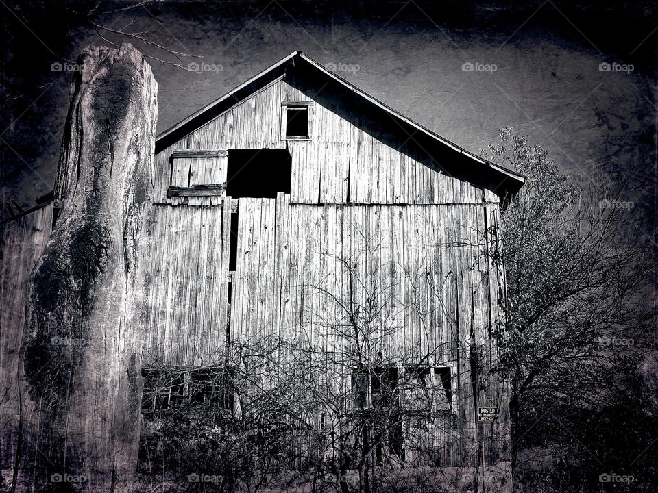 Rustic old Indiana barn