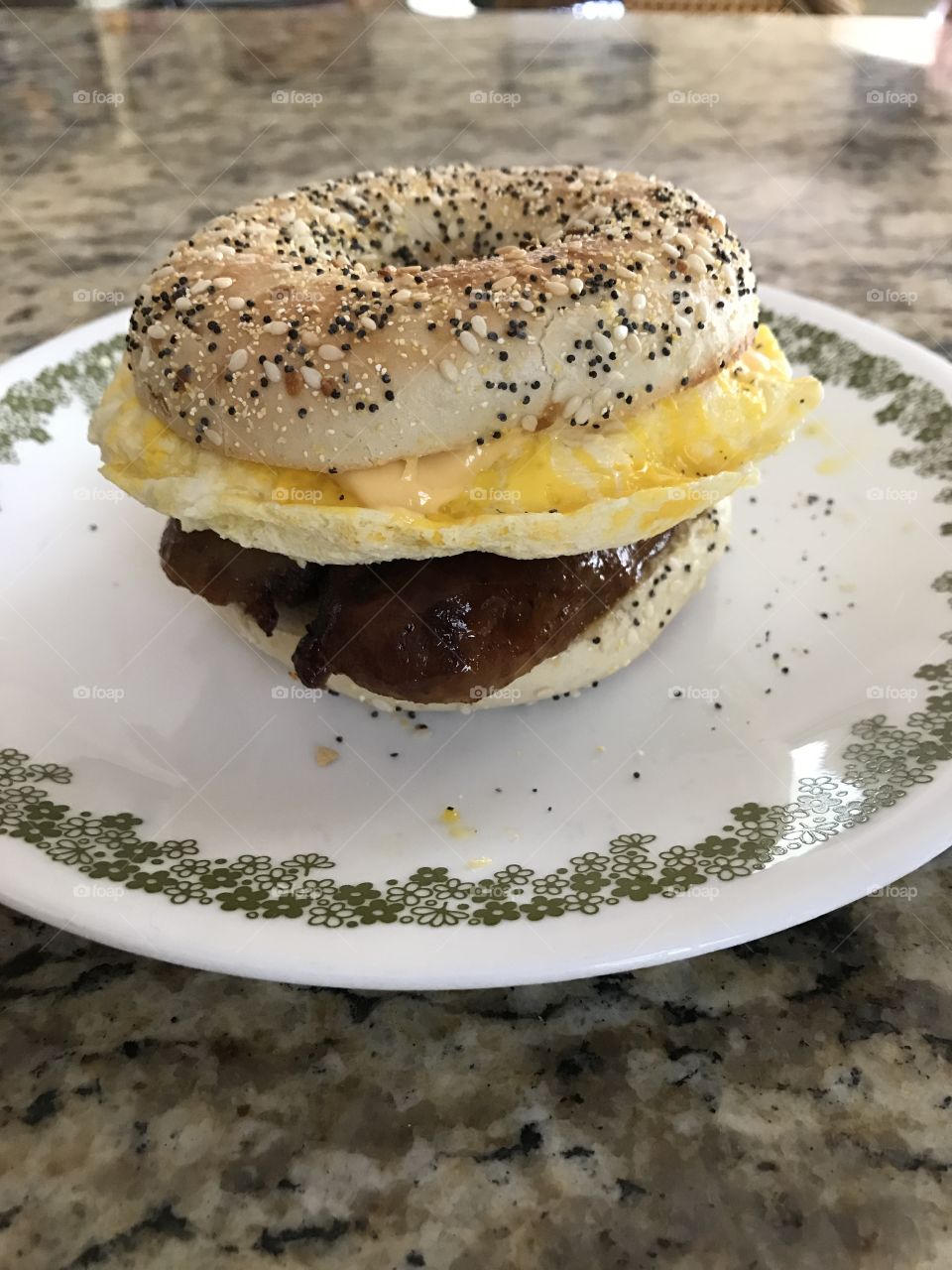 Breakfast Bagel Sandwich 