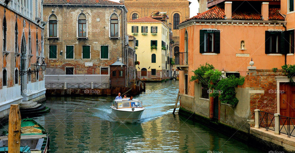 italy boats buildings windows by illusionfactory