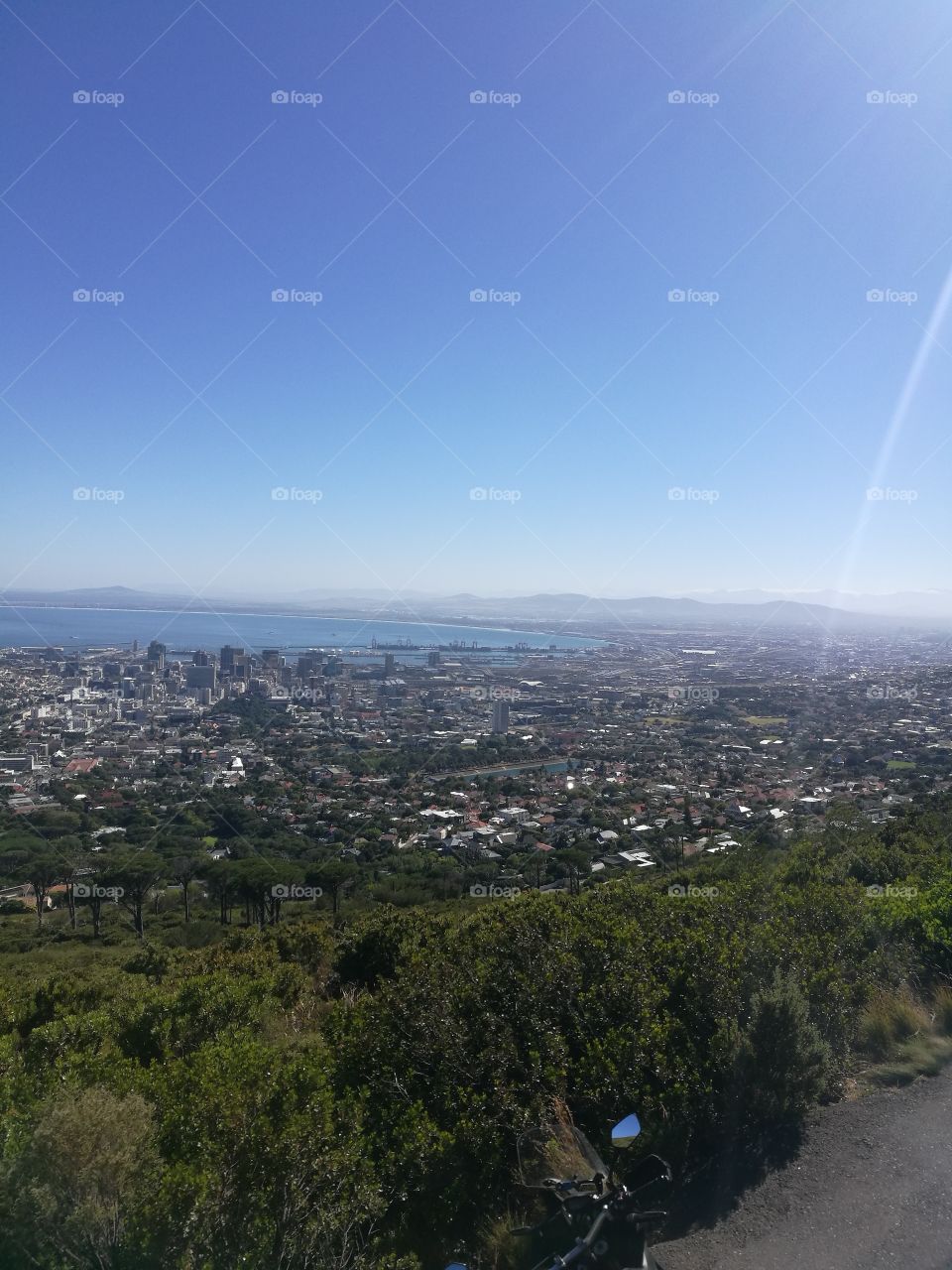 Cape Town from the mountains