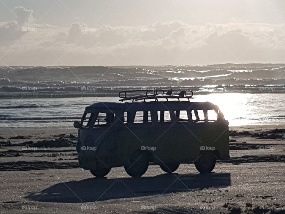 Combi dawn beachside