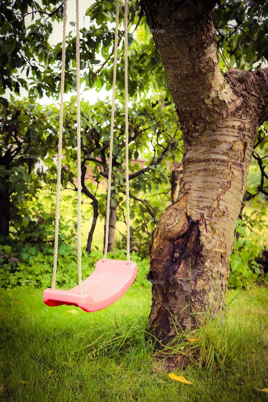 Happiness is simply a swing