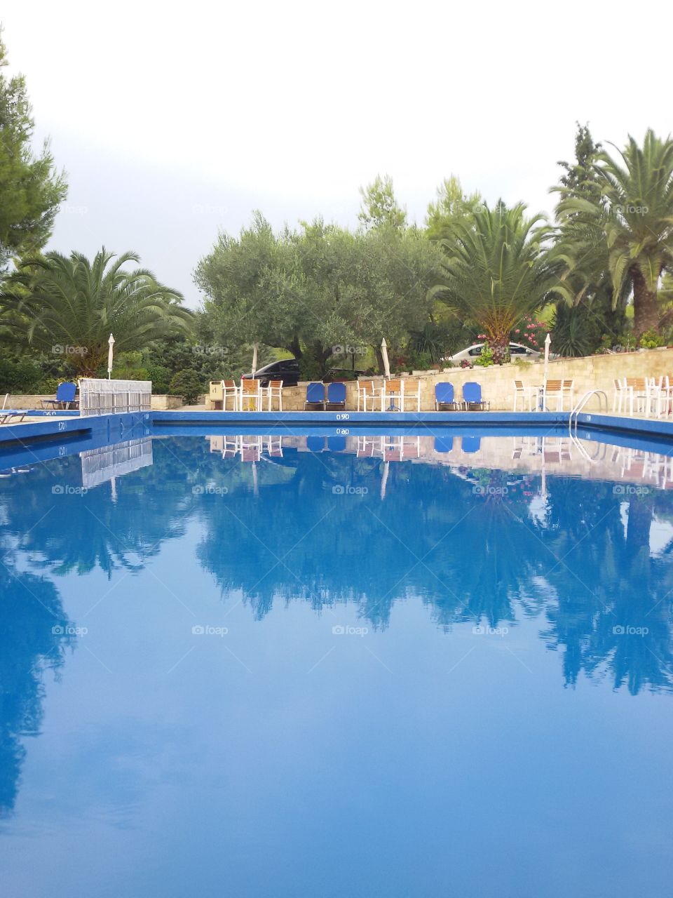 Swimming pool at the hotel