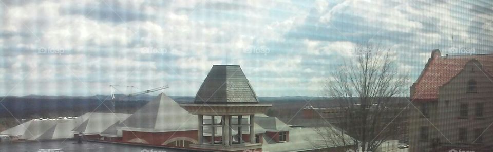CLARION SKY . view from Carlson Library CLARION PA
