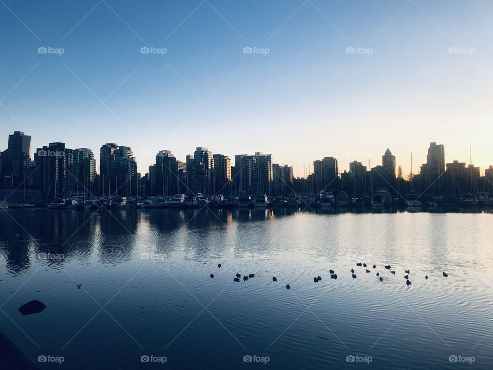 Vancouver seawall view