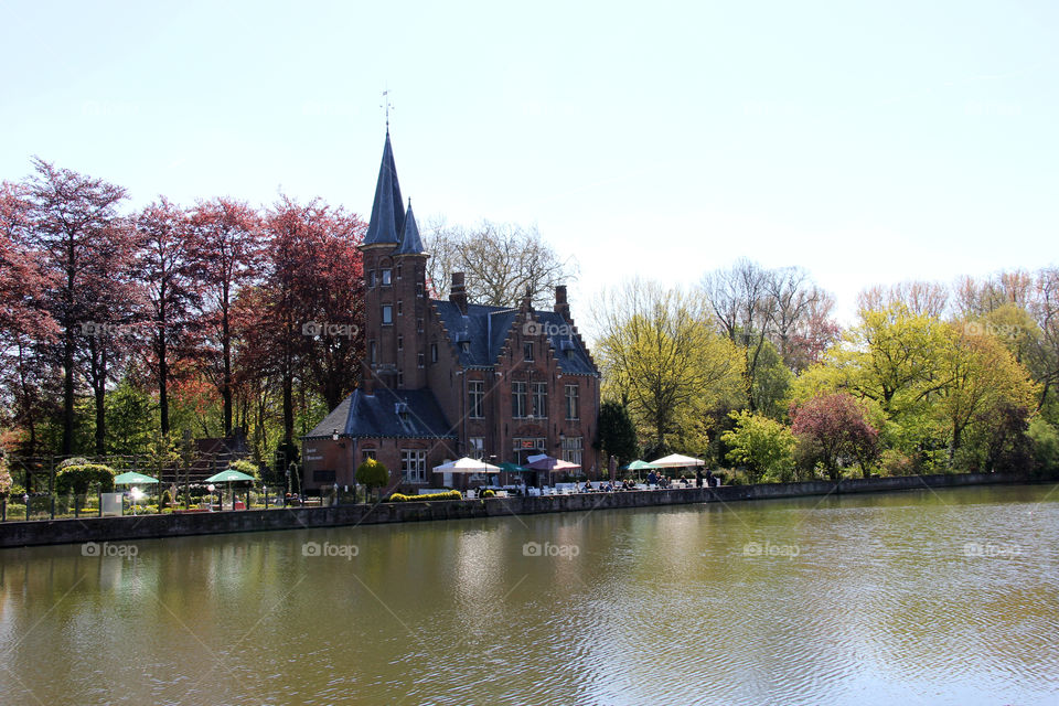 Tavern at the water in Brugge