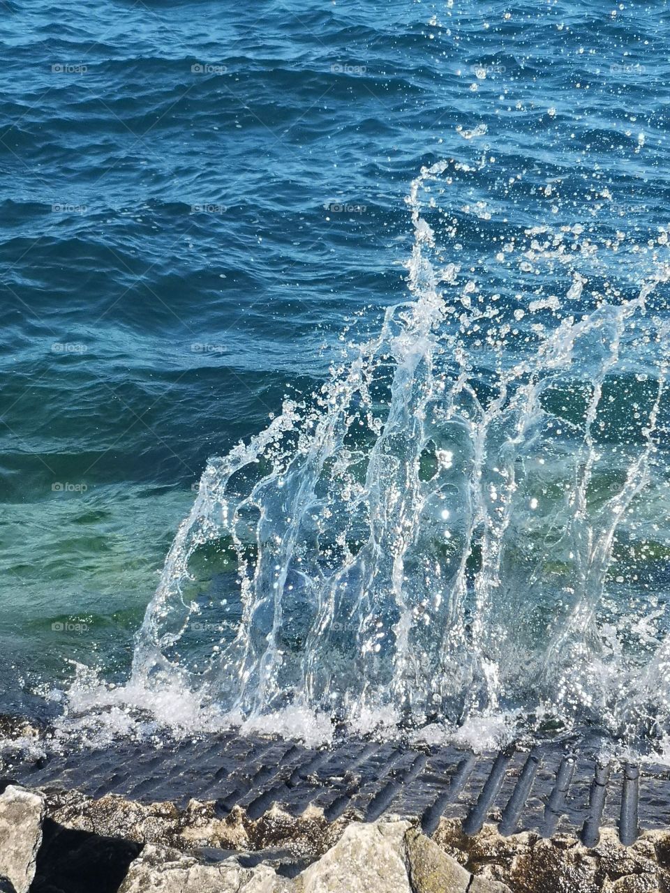 waters on the stones