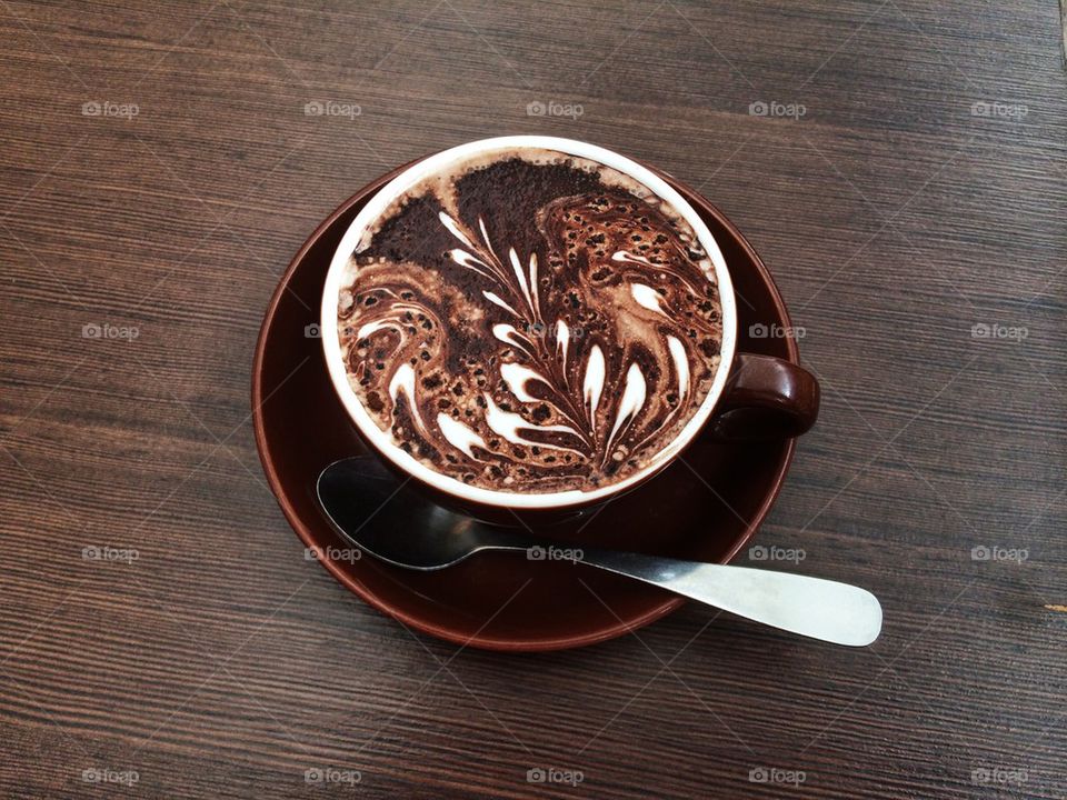 Hot chocolate design. 