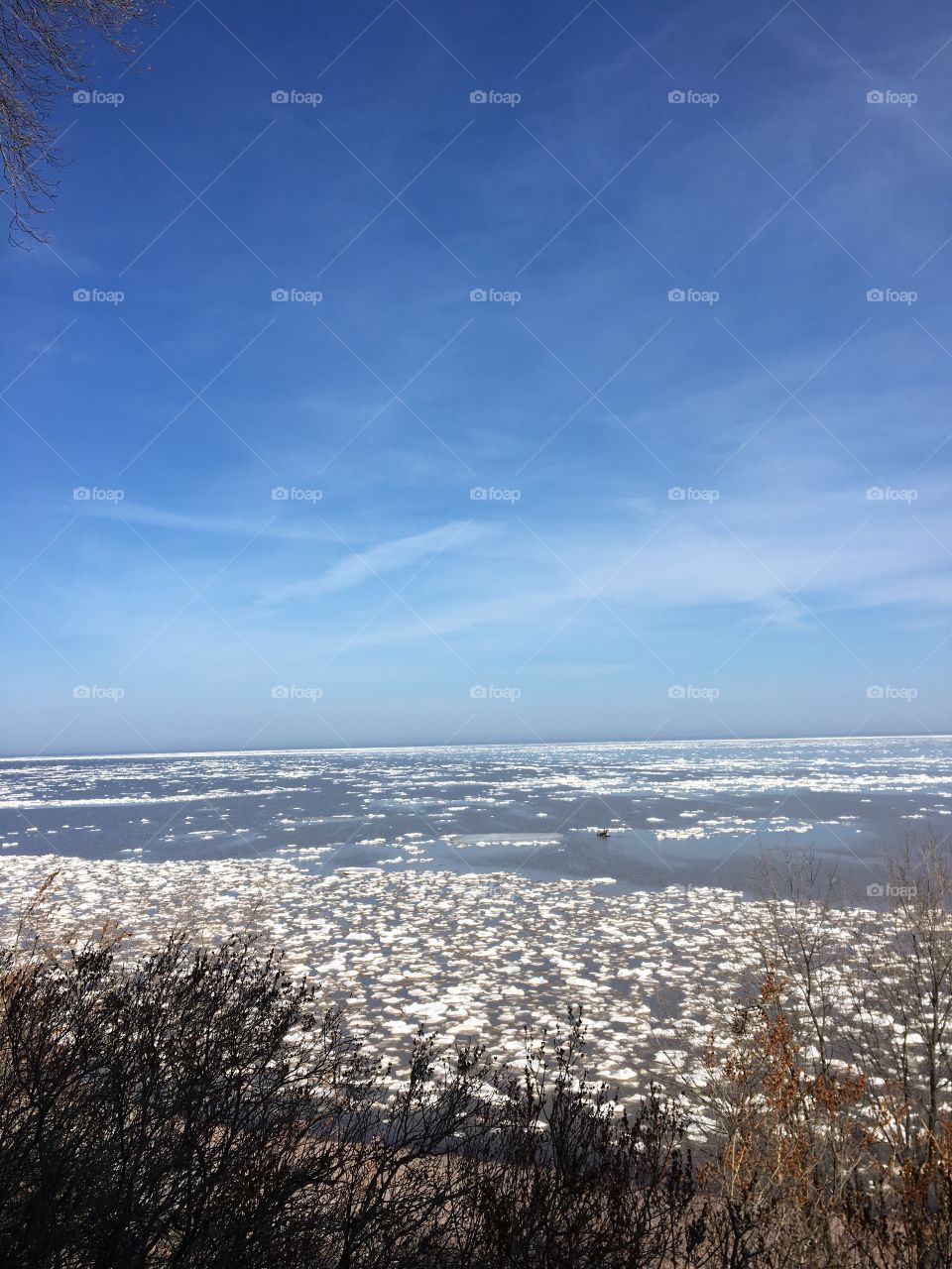 Frozen Lake Superior 