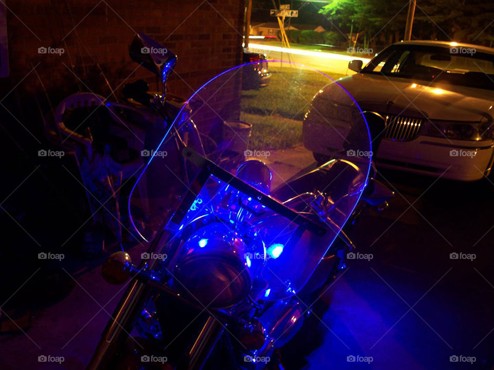 Motorcycle Lights 5. Lights that I added to my motorcycle.