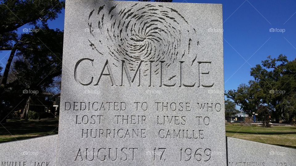 Hurricane Camille memorial