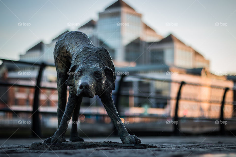 Famine sculpture