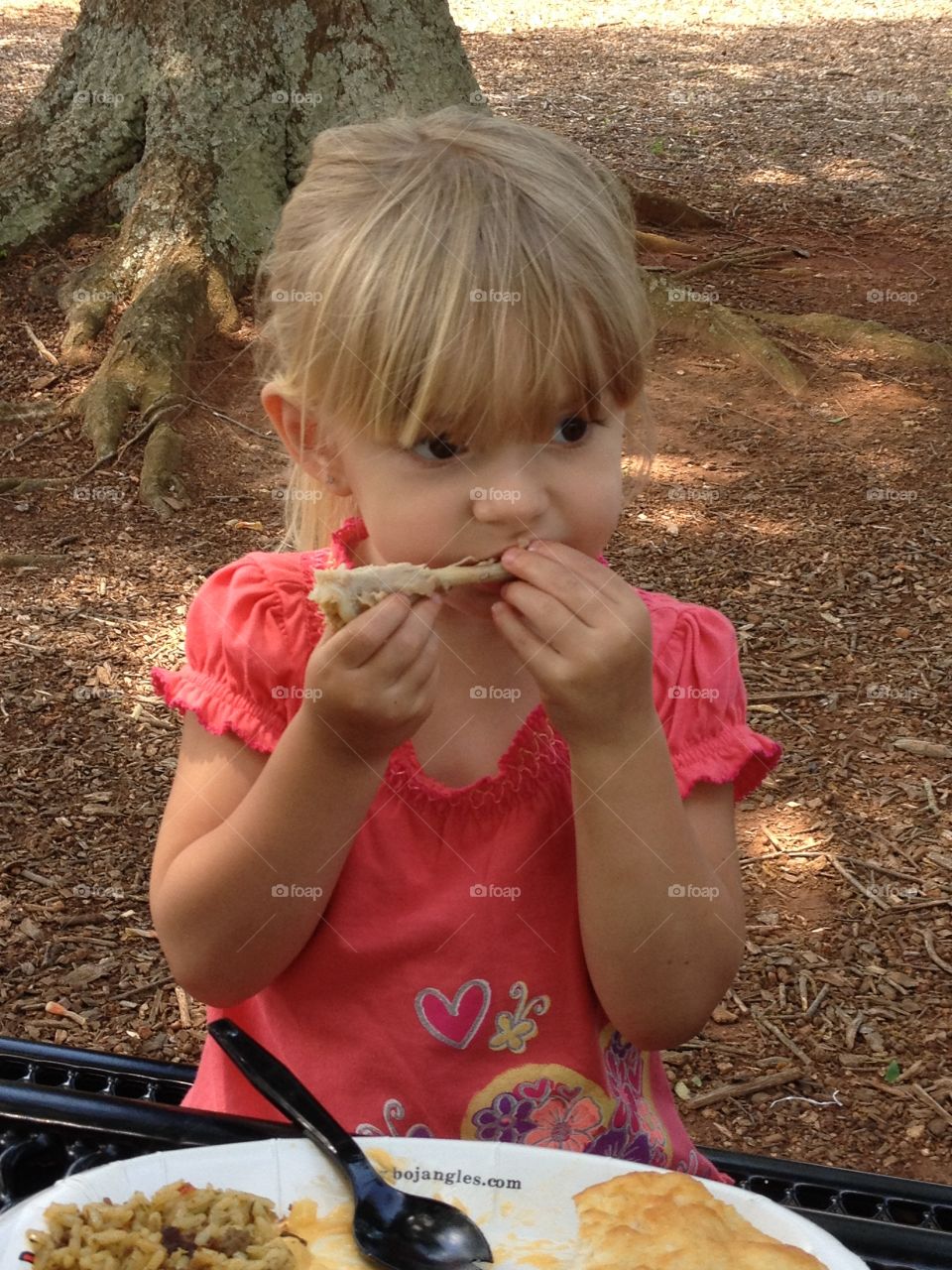 My daughter . Fun day in the park