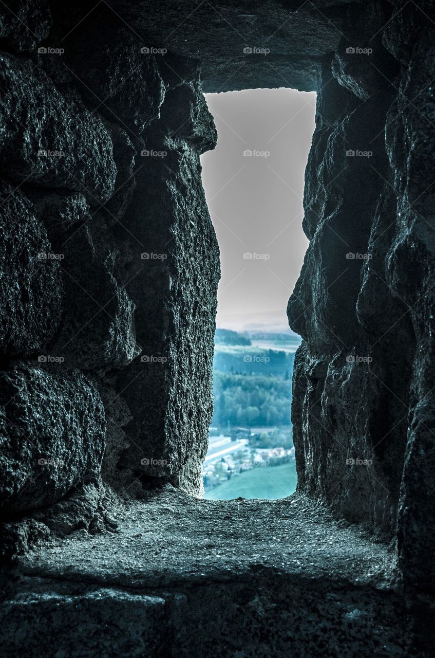 View From Inside Old Castle