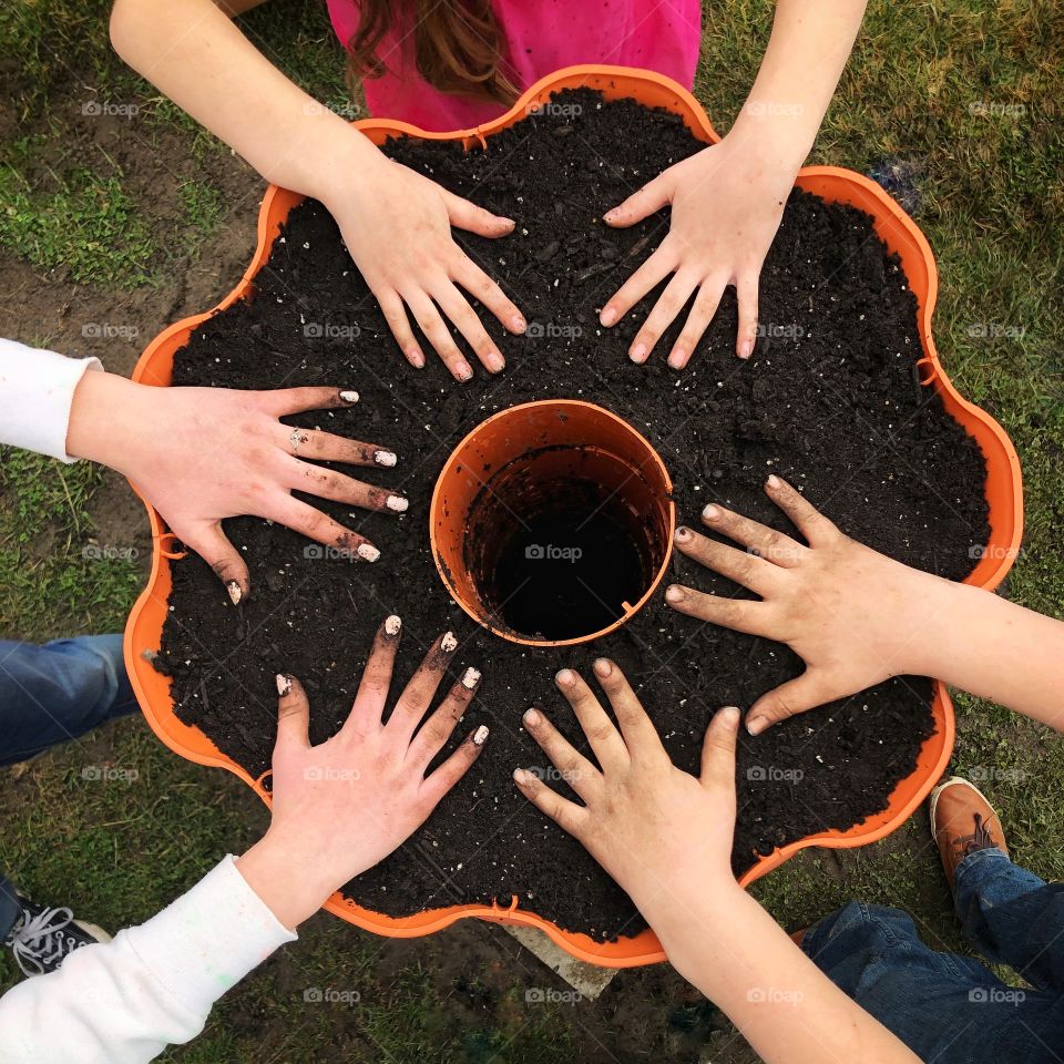 Gardening with kids