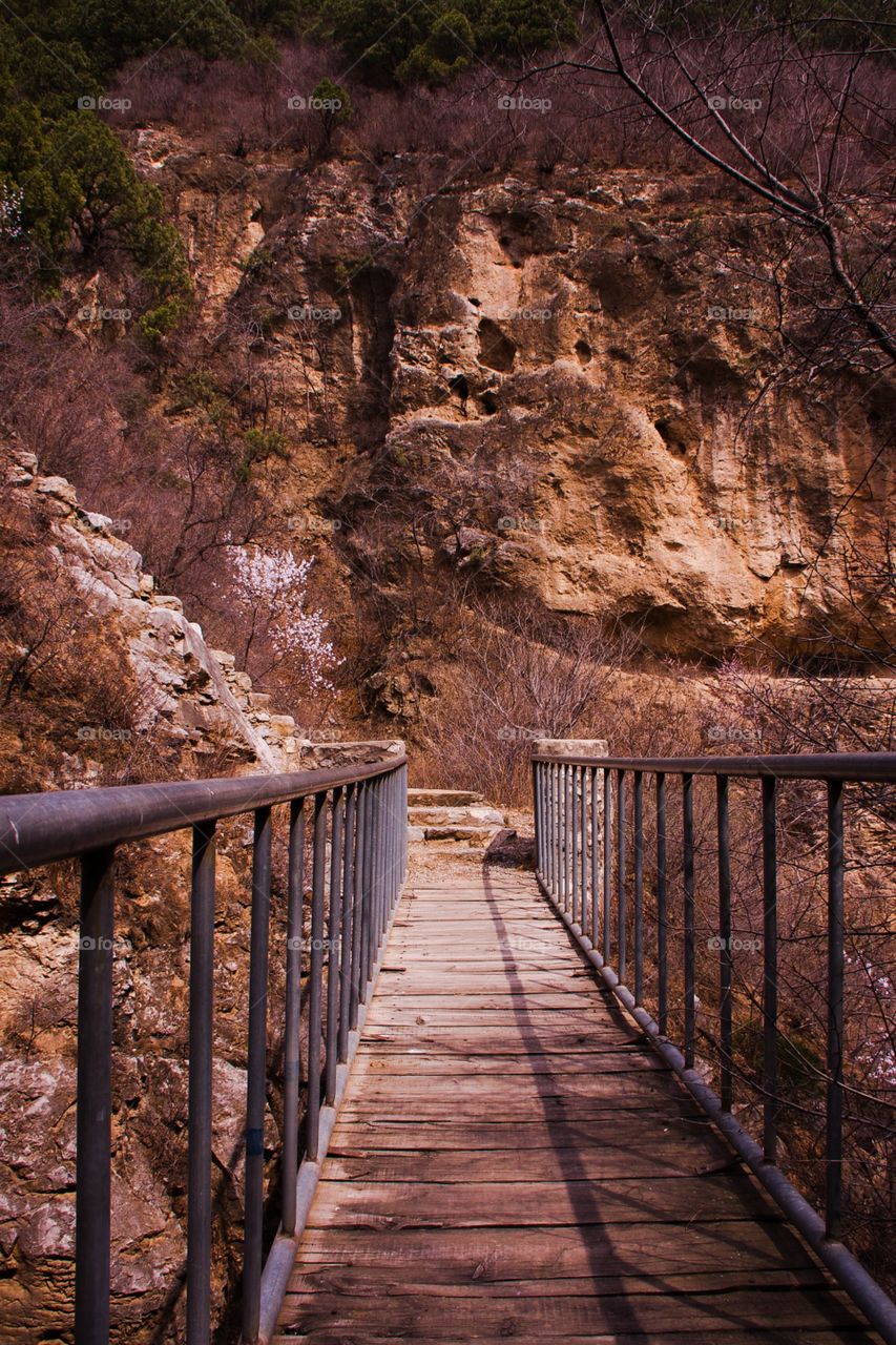 Bridge in the mountain
