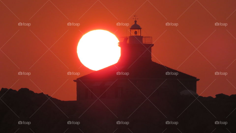 Sunset over the Adriatic