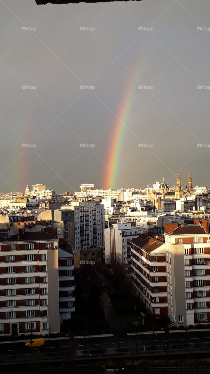 rainbow.  Paris