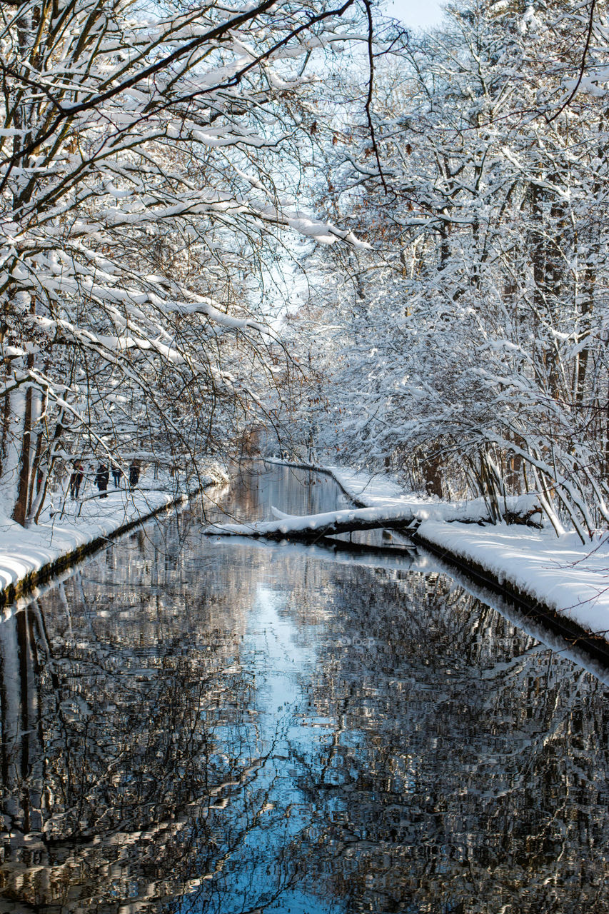 View of river in winter