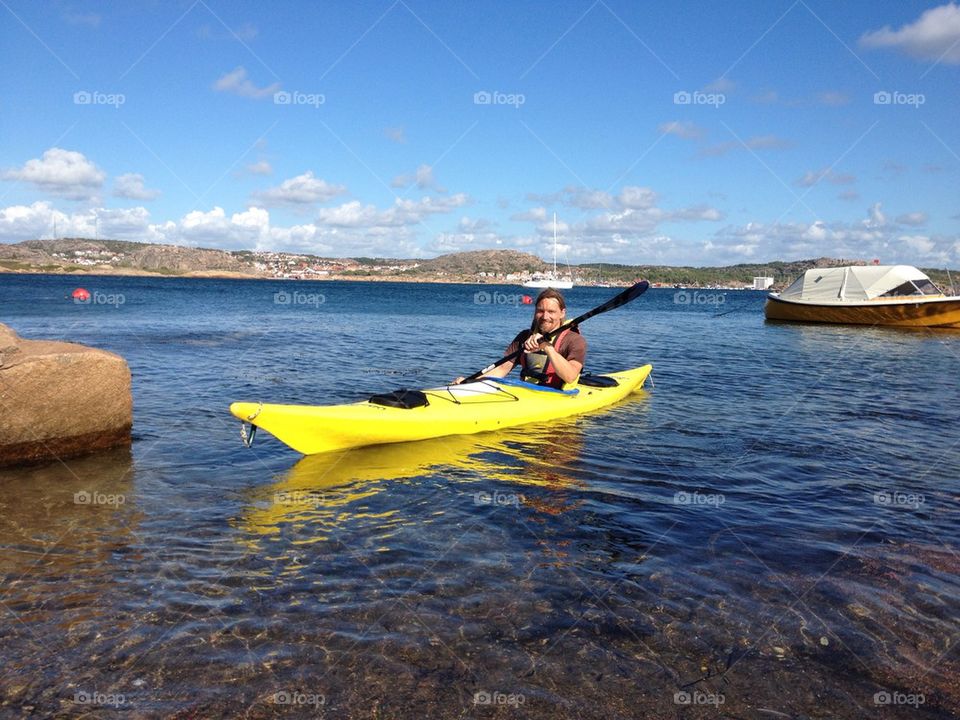 Kayaking in sweden