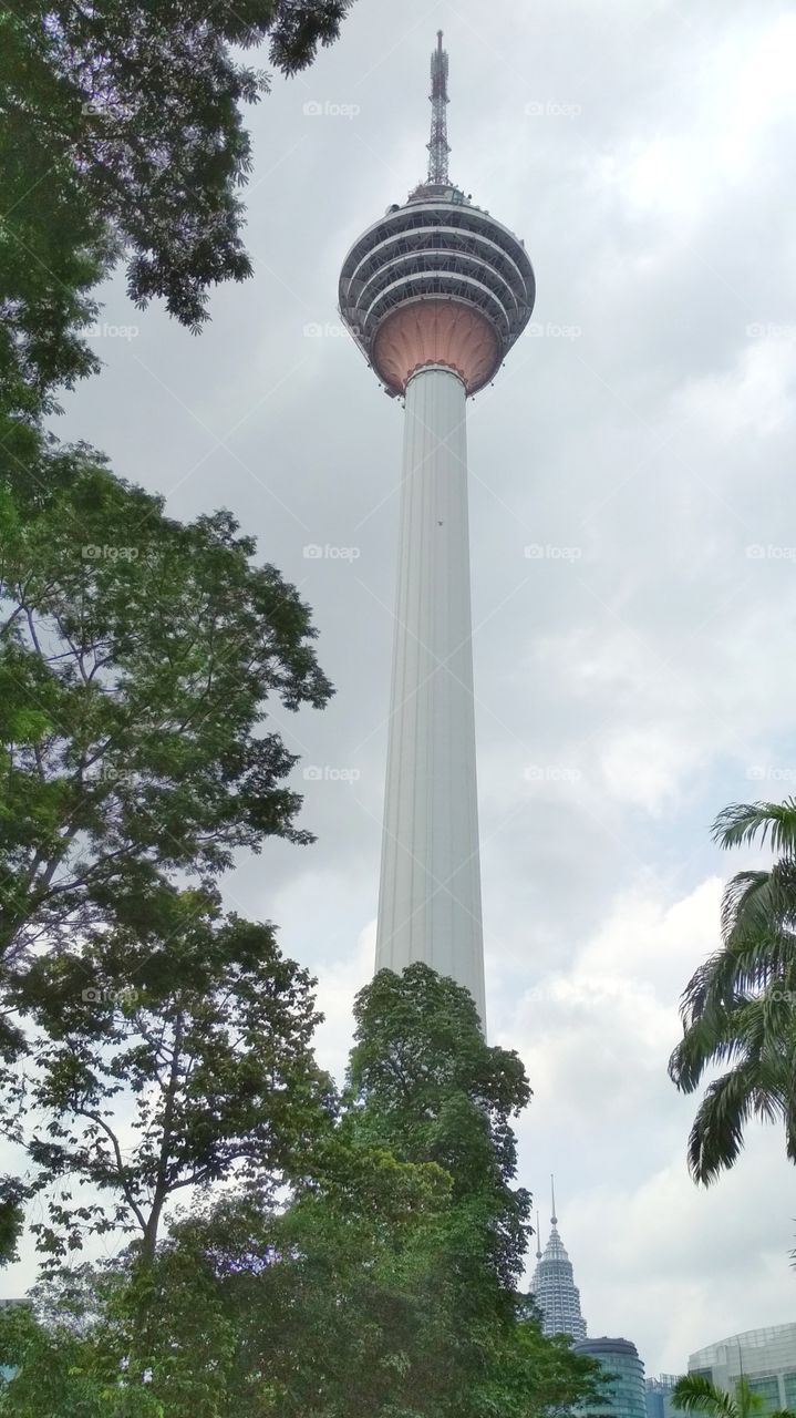 Looking the KL Tower from the bottom of it is absolutely astonishing and mesmerising...