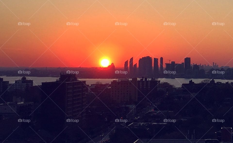 Toronto at sunset