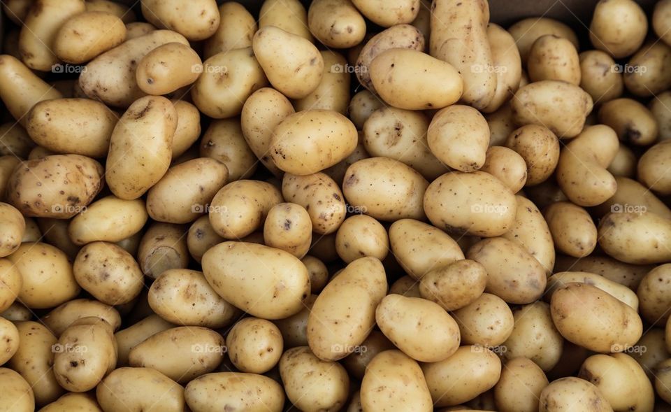 Full frame shot of potatoes