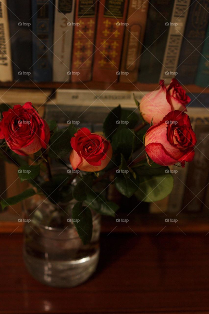 Roses in a vases