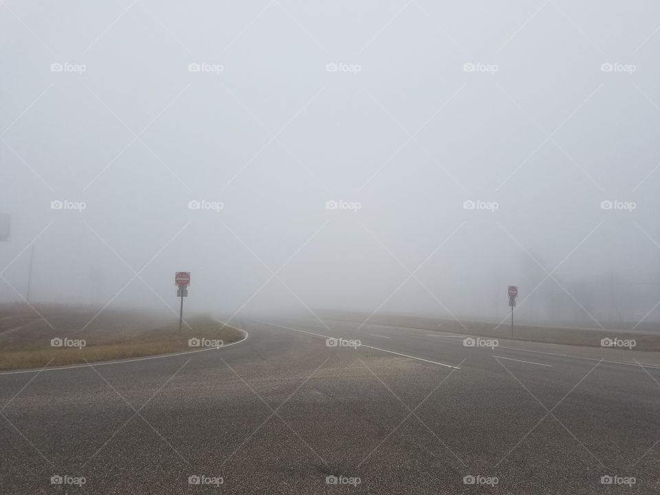 Foggy Intersection