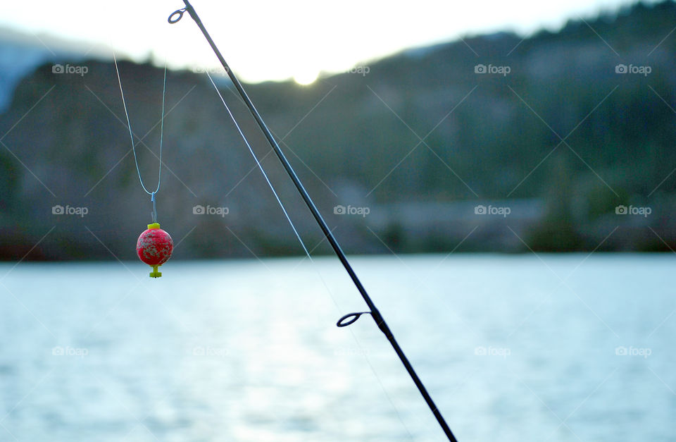 strike indicator in fishing rod