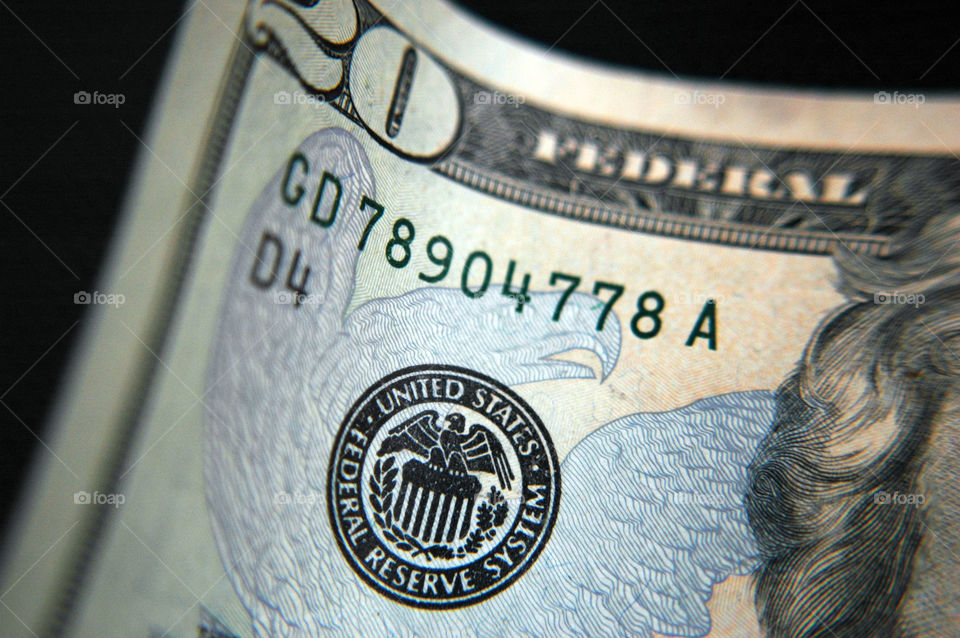 close up on a twenty dollar bill