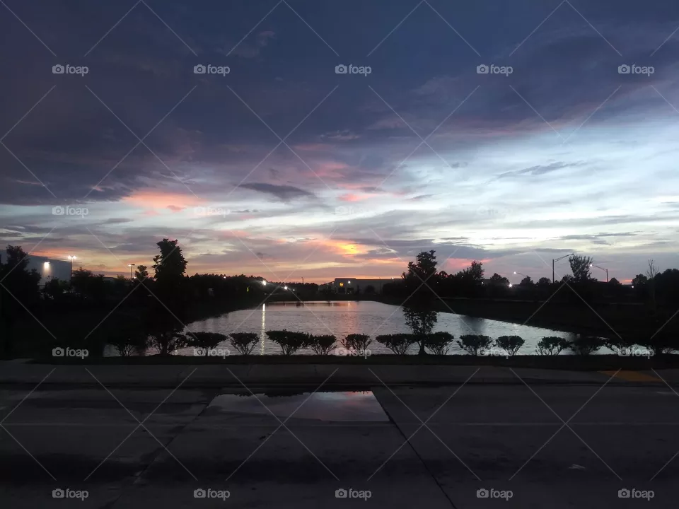 Sunsets at work 