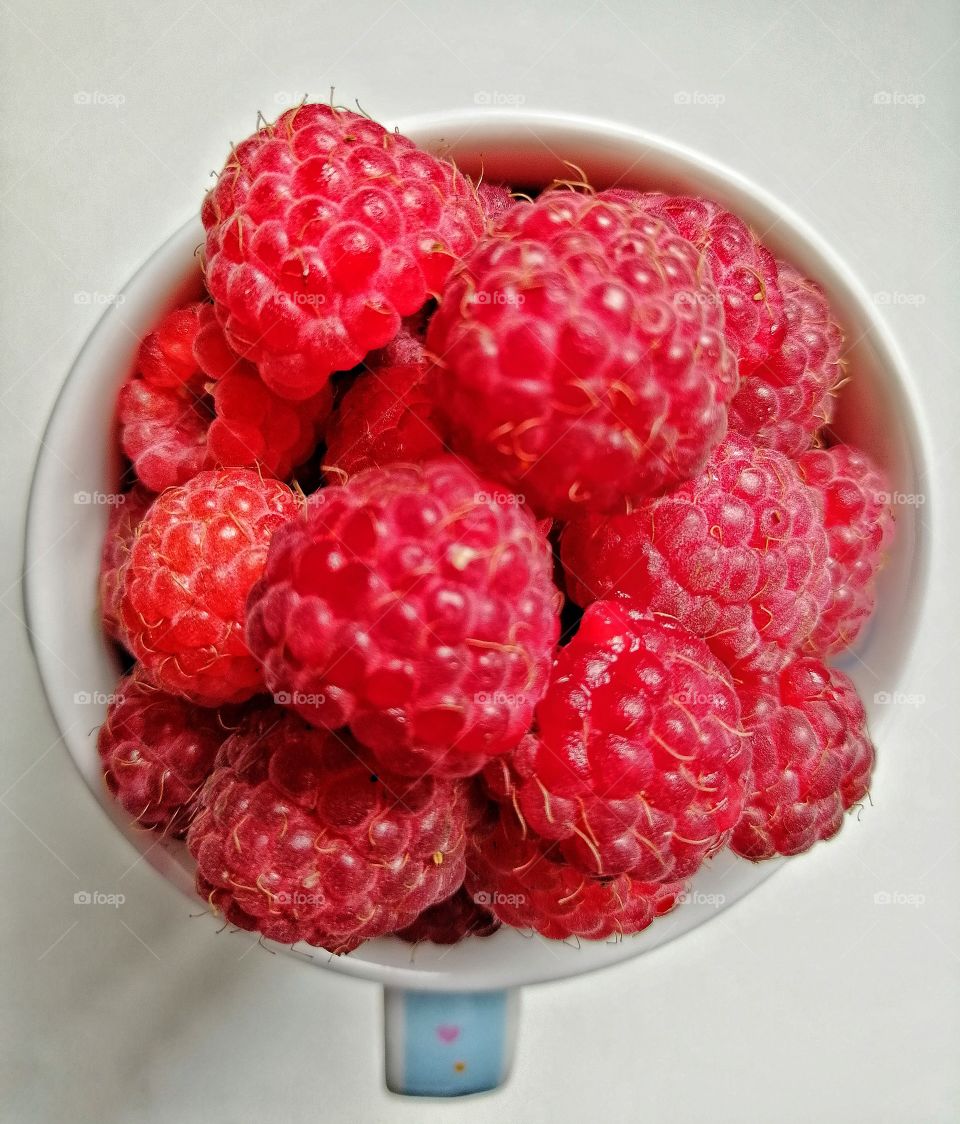 Raspberry cup.