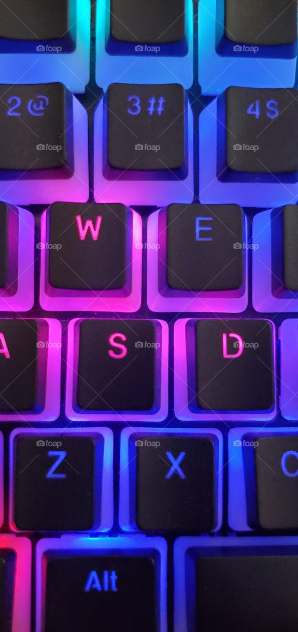 WASD gaming keyboard