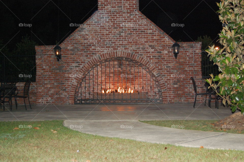 fireplace