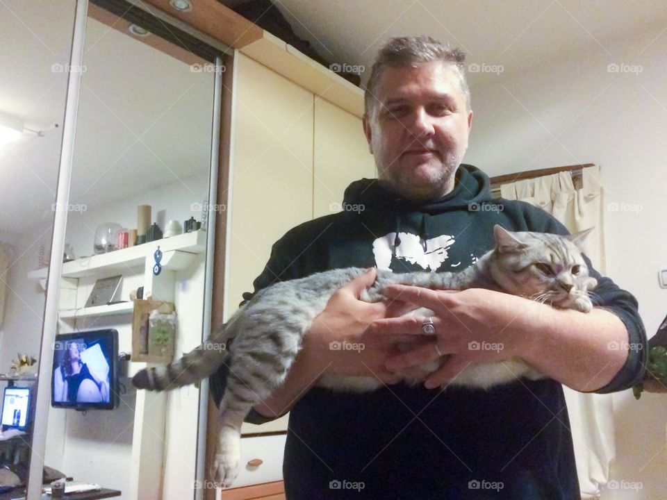 Big fathers cat