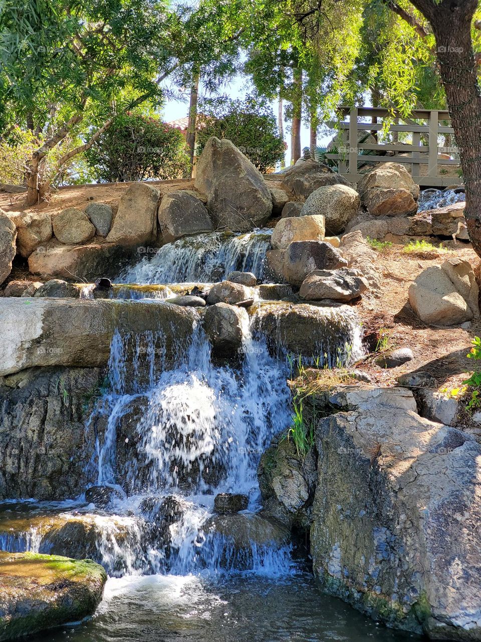 Waterfall in Early Light