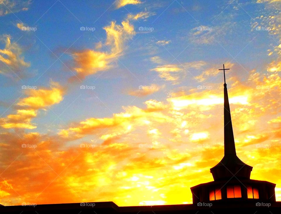 12/21/12. St. Peter & Paul Church sunrise
