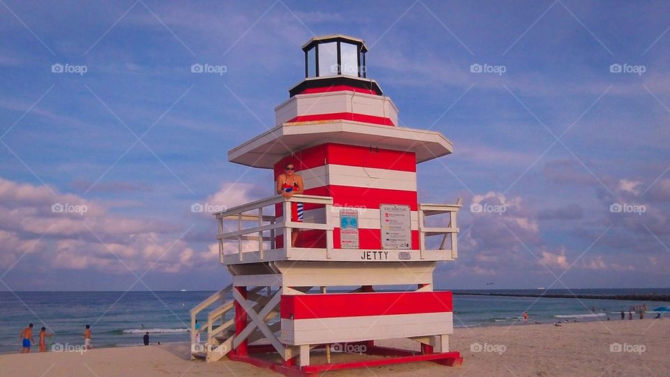 Lighthouse lifeguard