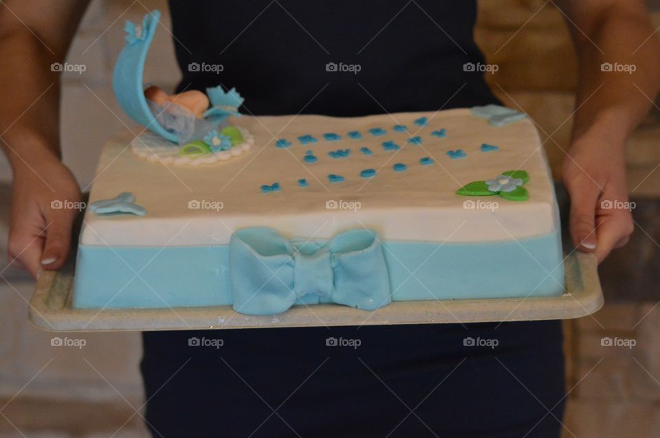 Cake for the birth of a child