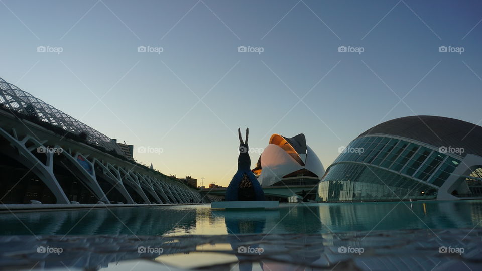 Buildings#art#constructions#sunset#water