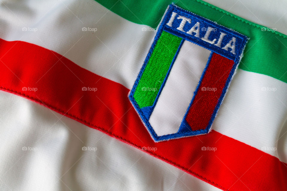 tricolor, the symbol of italian people