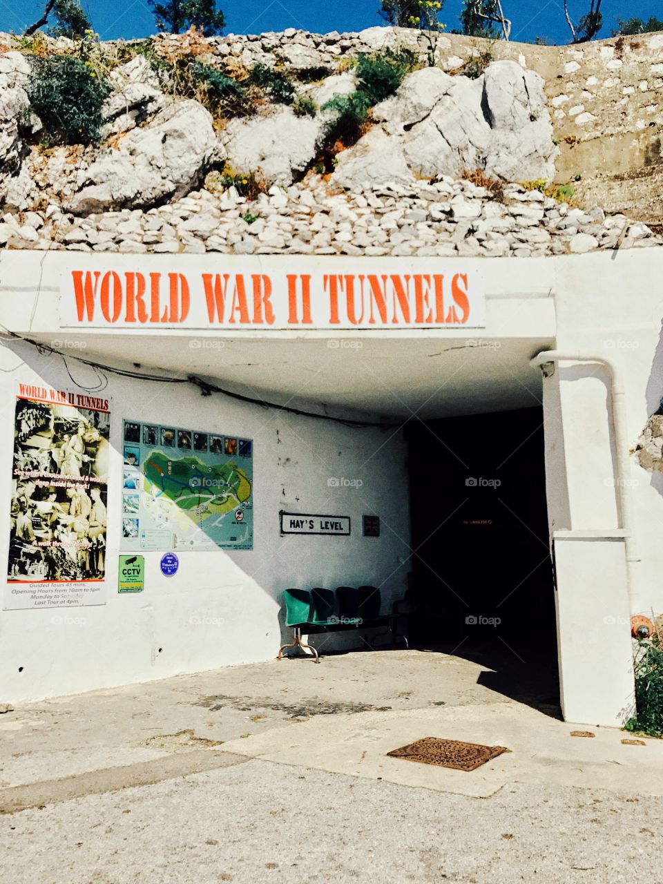 Gibraltar, World War II Tunnels, history 